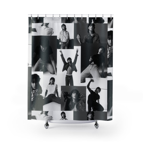 BTS Jungkook Collage Shower Curtains