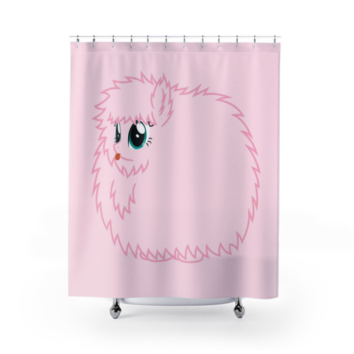 Fluffle Puff Stare Shower Curtains - My Little Pony Themed Home Decor