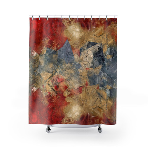 Abstract Painting Shower Curtains