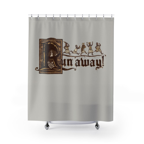 Monty Python Shower Curtains featuring Holy Grail characters and scenes