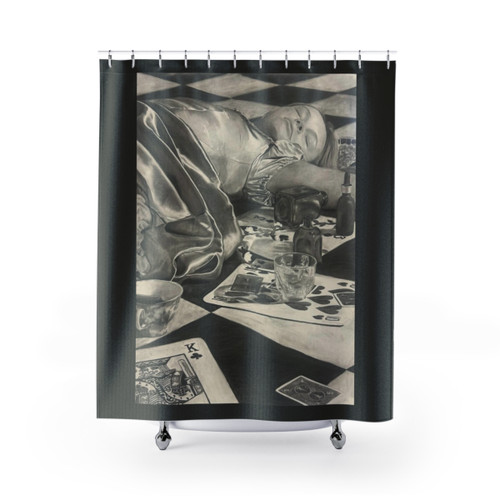 Sleeping Alice Shower Curtains