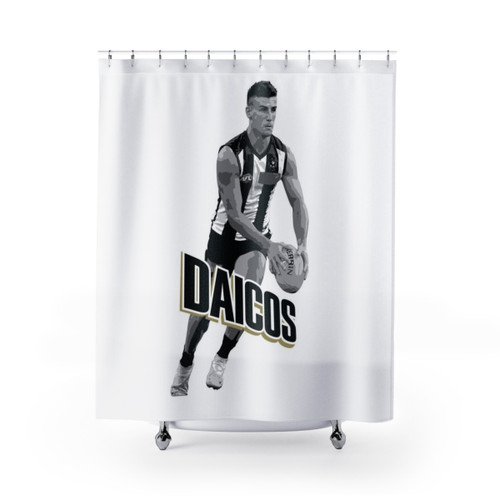 Nick Daicos Collingwood Magpies Shower Curtain