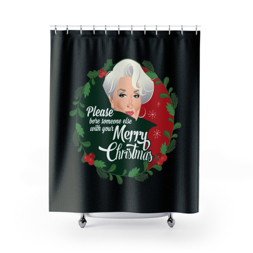 Miranda Christmas Shower Curtains