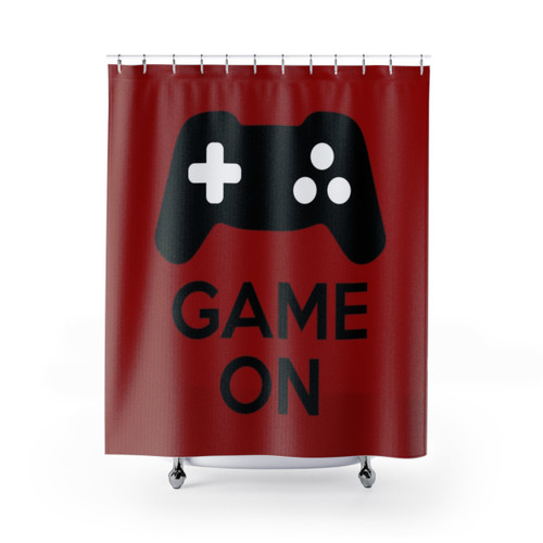 Game On Shower Curtains - Gamer Themed Home Decor