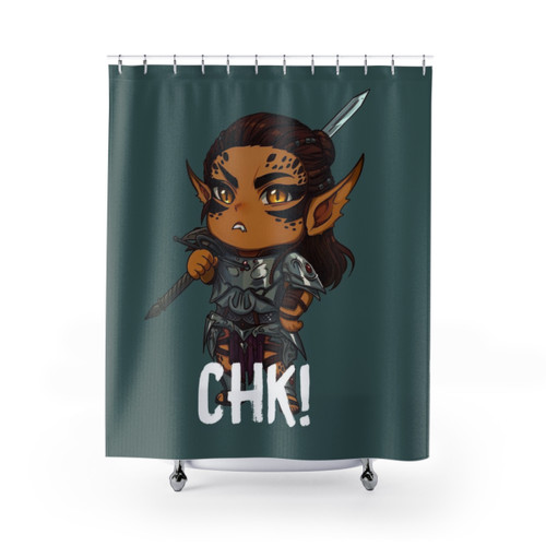 Chibi Lae'zel Themed Shower Curtain
