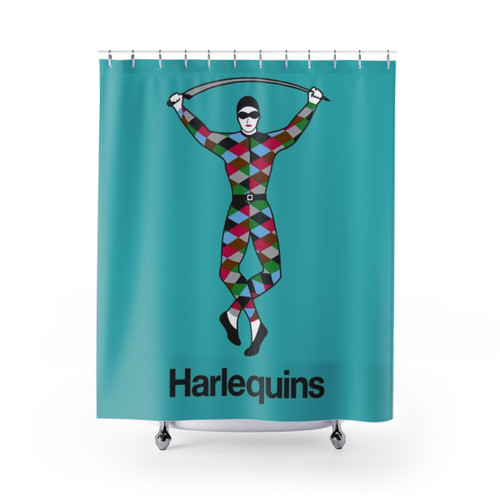 Harlequins Rugby Shower Curtain