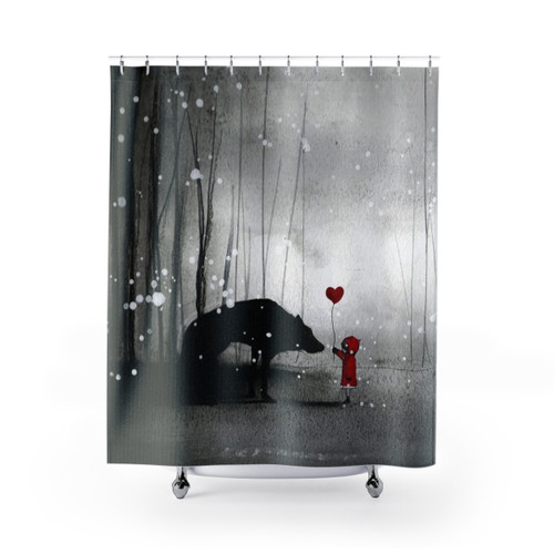 Little Red Riding Hood Shower Curtain