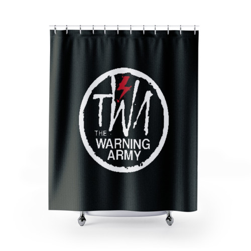 The Warning Rock Band Shower Curtains