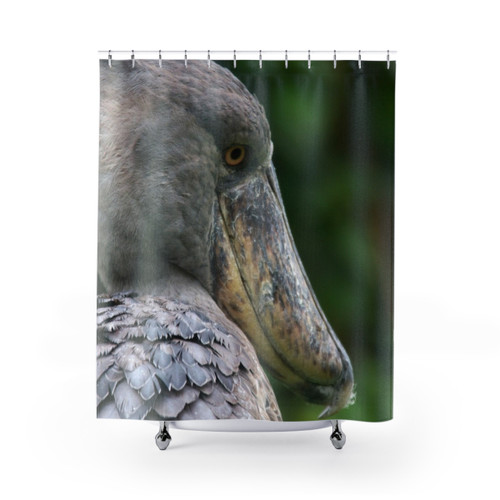 Shoebill Bird Shower Curtain