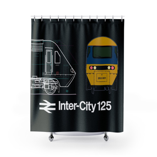 INTERCITY Shower Curtains - Train-Themed Home Decor