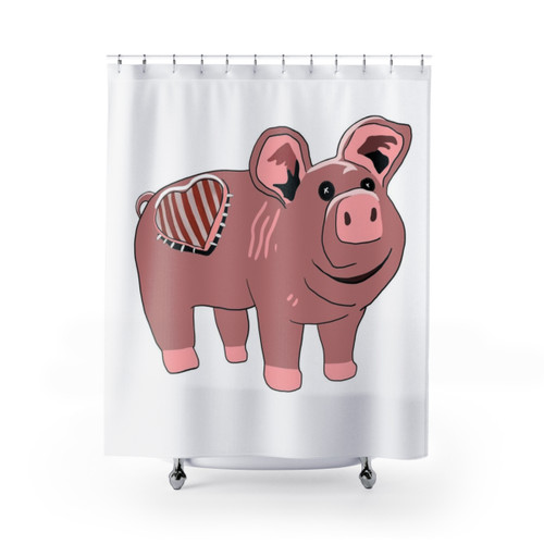 Slumberland Pig Plush Shower Curtain