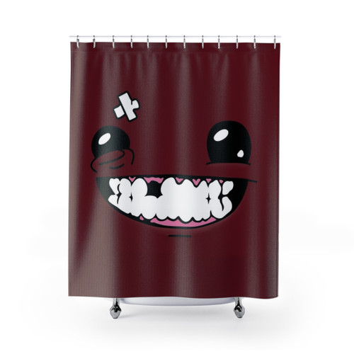 Beaten & Bloody Face Shower Curtains