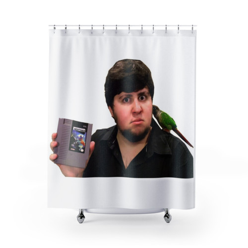 Jontron Themed Shower Curtains