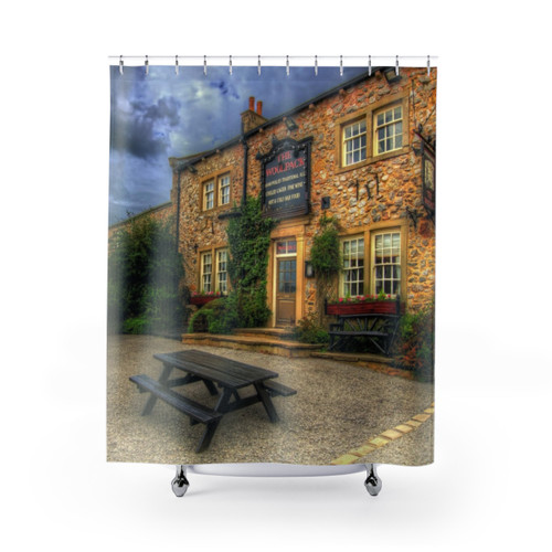 The Woolpack at Emmerdale TV Show Shower Curtain