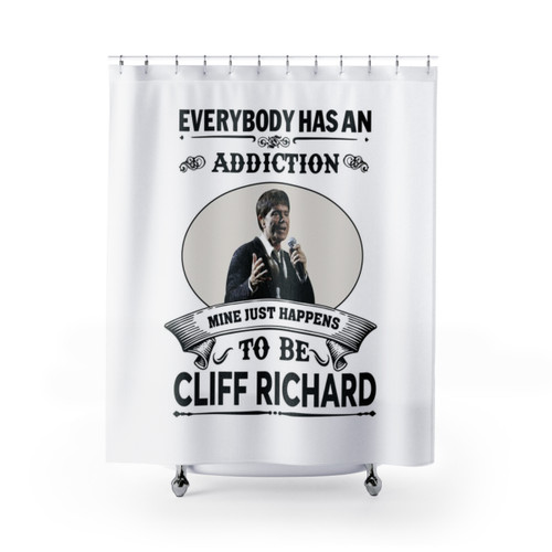 Cliff Richard Shower Curtains - Iconic British Pop Star Design