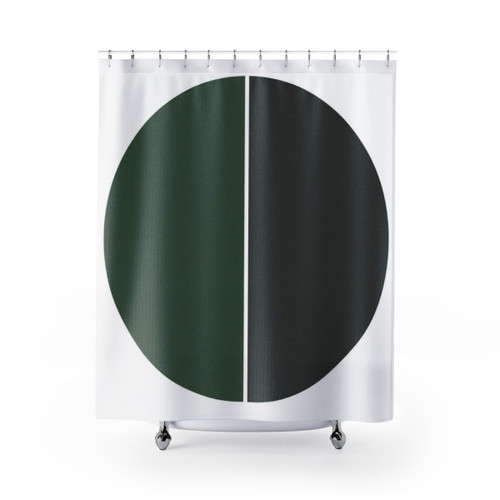 Natural Bold Minimalist Shower Curtain