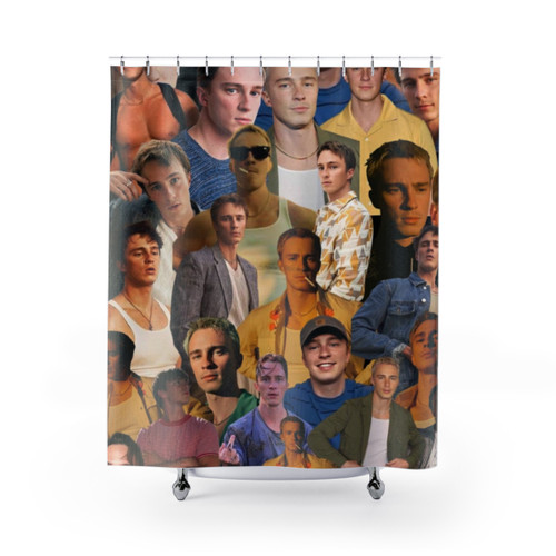 Drew Starkey Photo Collage Shower Curtain