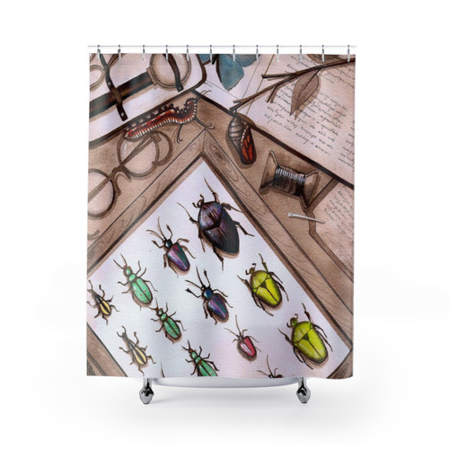 Insect Collector Shower Curtains