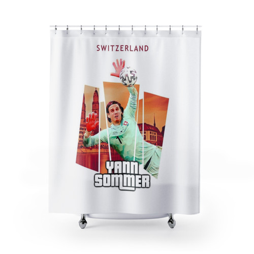 Switzerland Goalkeeper Yann Sommer Shower Curtains