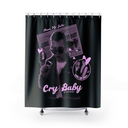 Cry Baby Movie Design Shower Curtains
