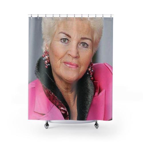 Pat Butcher Merch Shower Curtains