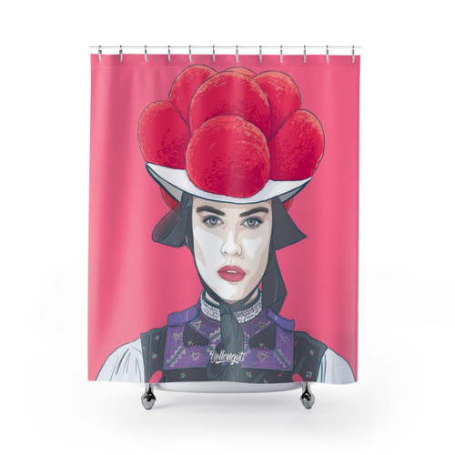 Black Forest Girl Shower Curtains