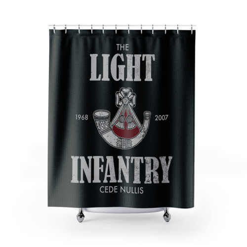 The Light Infantry (Distressed) Shower Curtains