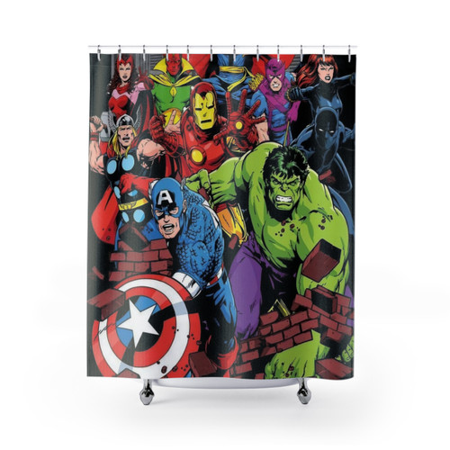 HEROS Superhero Shower Curtains
