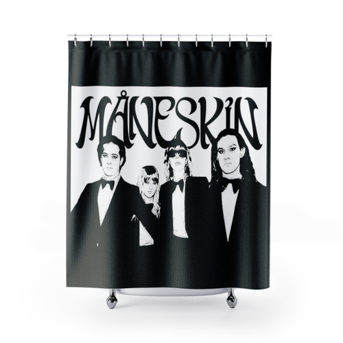 Maneskan Rock Band Shower Curtains