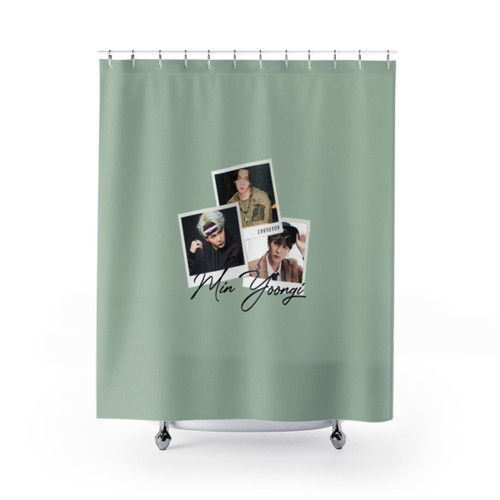 Min Yoongi Inspired Shower Curtain - BTS Home Decor