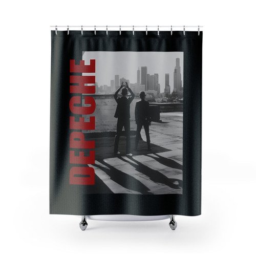 Depeche Mode Retro 80s Shower Curtains