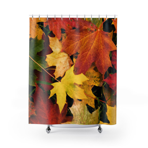 Autumn Leaves Shower Curtains - Beautiful nature-inspired design