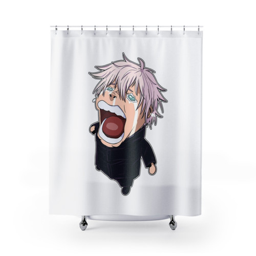 Gojo Satoru Anime Shower Curtains