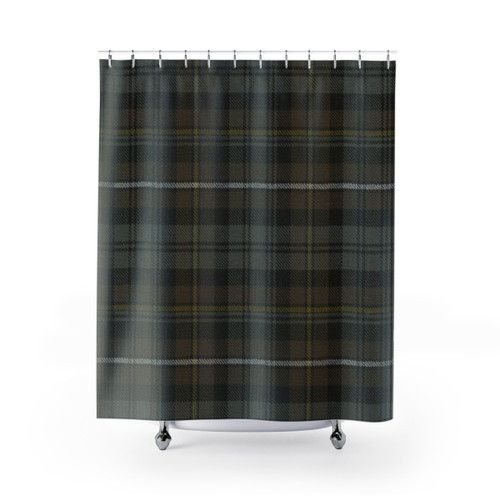 Campbell Argyll Weathered Scottish Tartan Shower Curtains