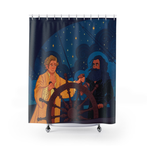 Captains Bonnet & Teach OFMD Shower Curtains