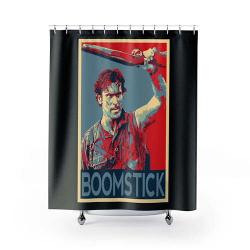 Ash Boomstick Evil Dead and Army of Darkness Shower Curtains