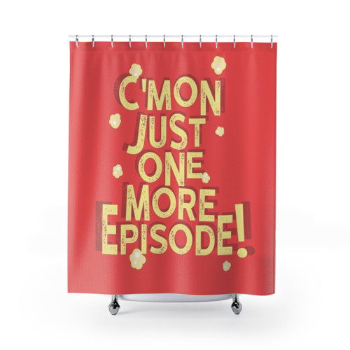 Netflix Themed Shower Curtains for Cozy Nights
