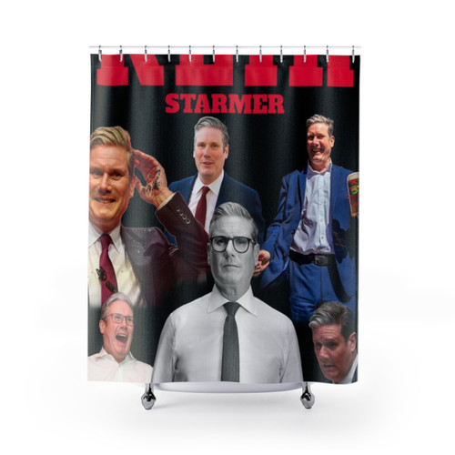 Funny 2024 UK Election Shower Curtains