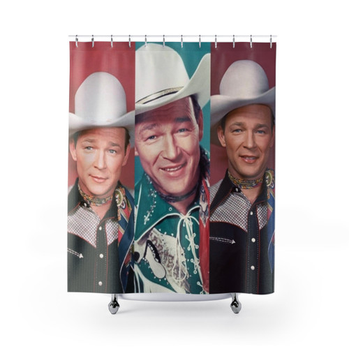 Roy Rogers Collage Shower Curtains