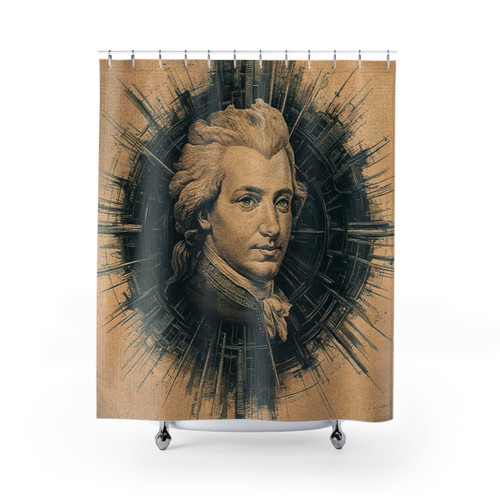 Mozart Classical Music Shower Curtains