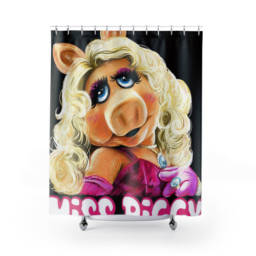 Miss Piggy The Muppets Shower Curtain