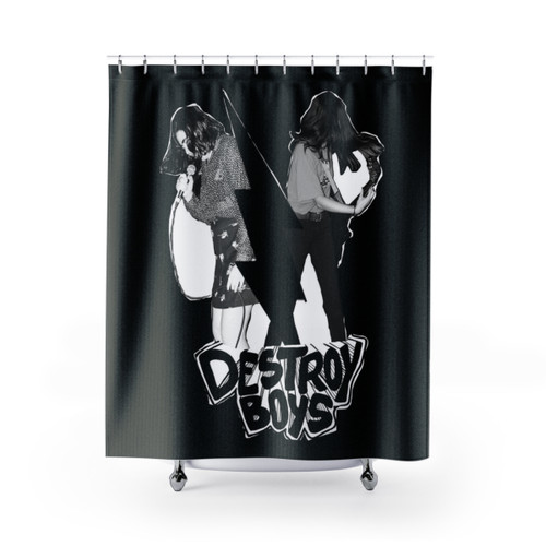 Destroy Boys Band Shower Curtain