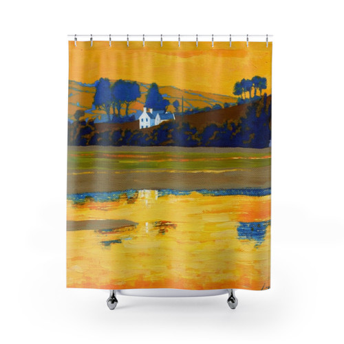 Inchydoney Sunset, Cork, Ireland Shower Curtain