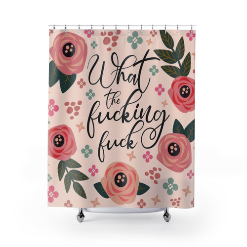 Funny sweary shower curtains with quotes