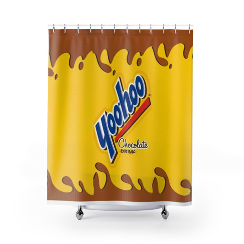 Chocolate Milk Themed Shower Curtain
