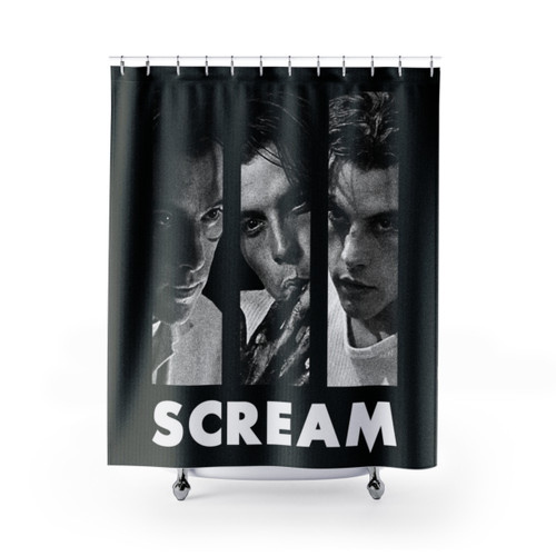 Scream Horror Movie Shower Curtain with Billy Loomis