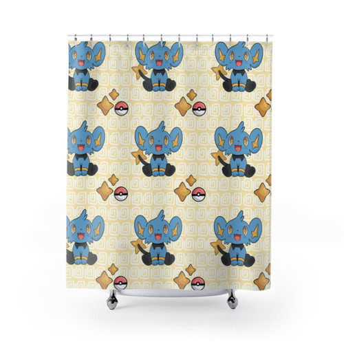 Shinx Pattern Shower Curtain for Bathroom
