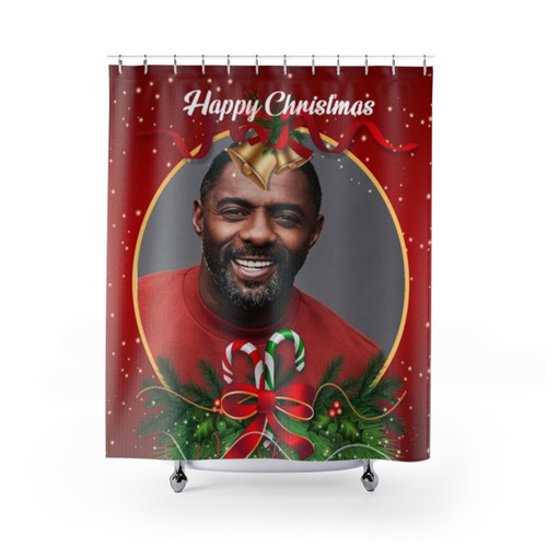 Idris Elba Themed Shower Curtain