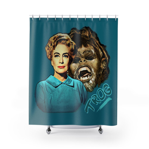 Vintage Trog Shower Curtain - Iconic Monster Movie Decor