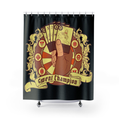 The Witcher Gwent Champion Shower Curtains